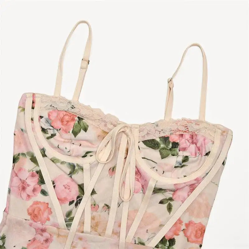 Flora Backless Floral Maxi