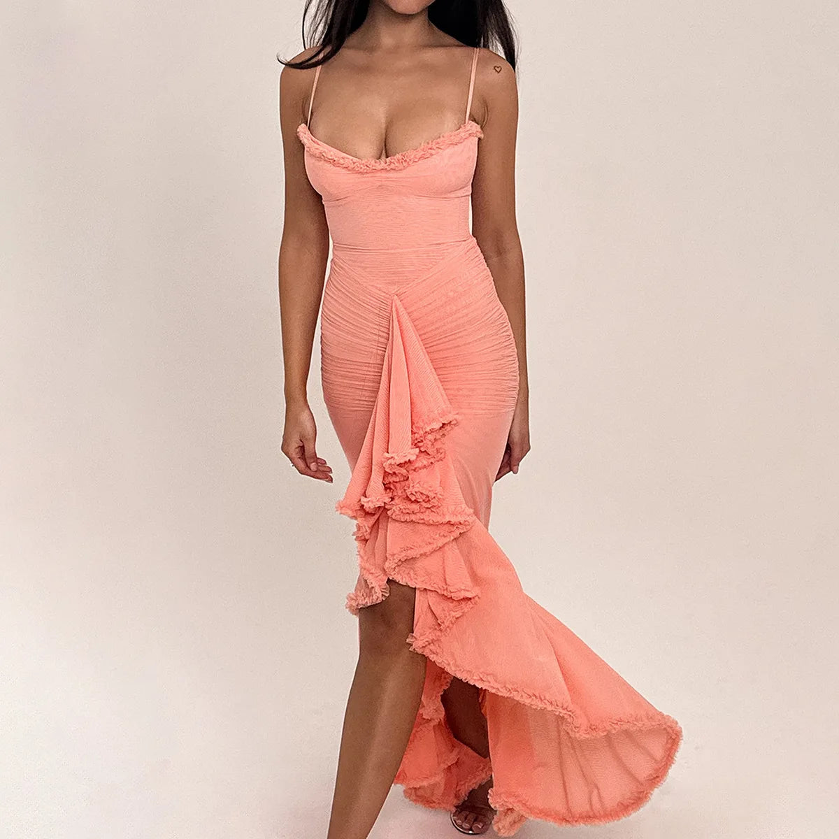 Lune Irregular Sling Dress