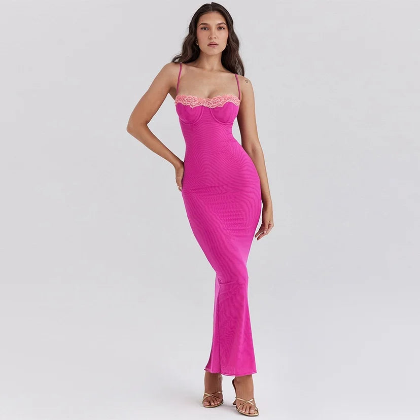 Cristal Corset Maxi Dress
