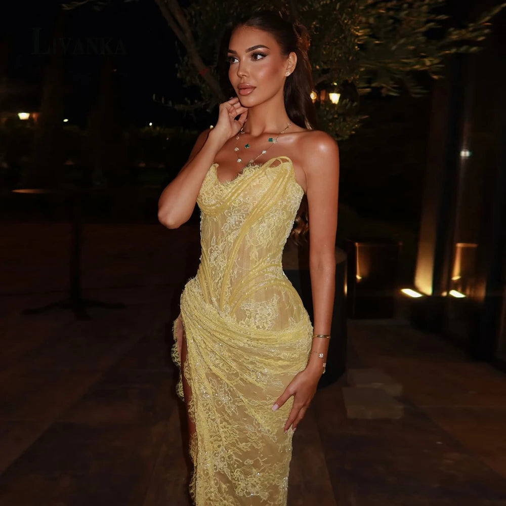 Lucia Lace Corset Gown