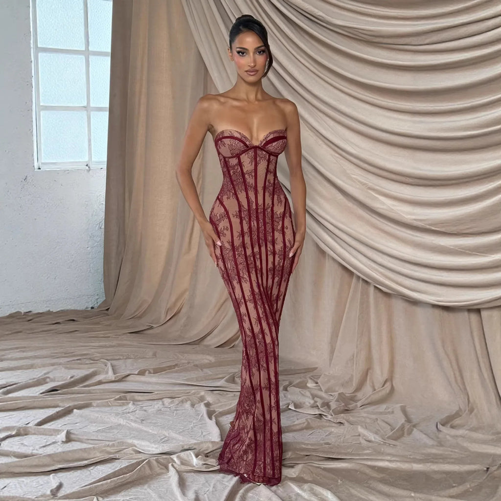 Brielle Strapless Maxi