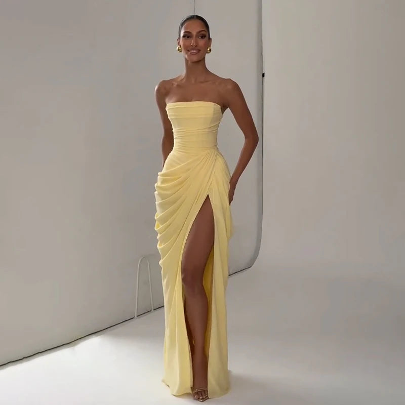 Soleil Strapless Maxi