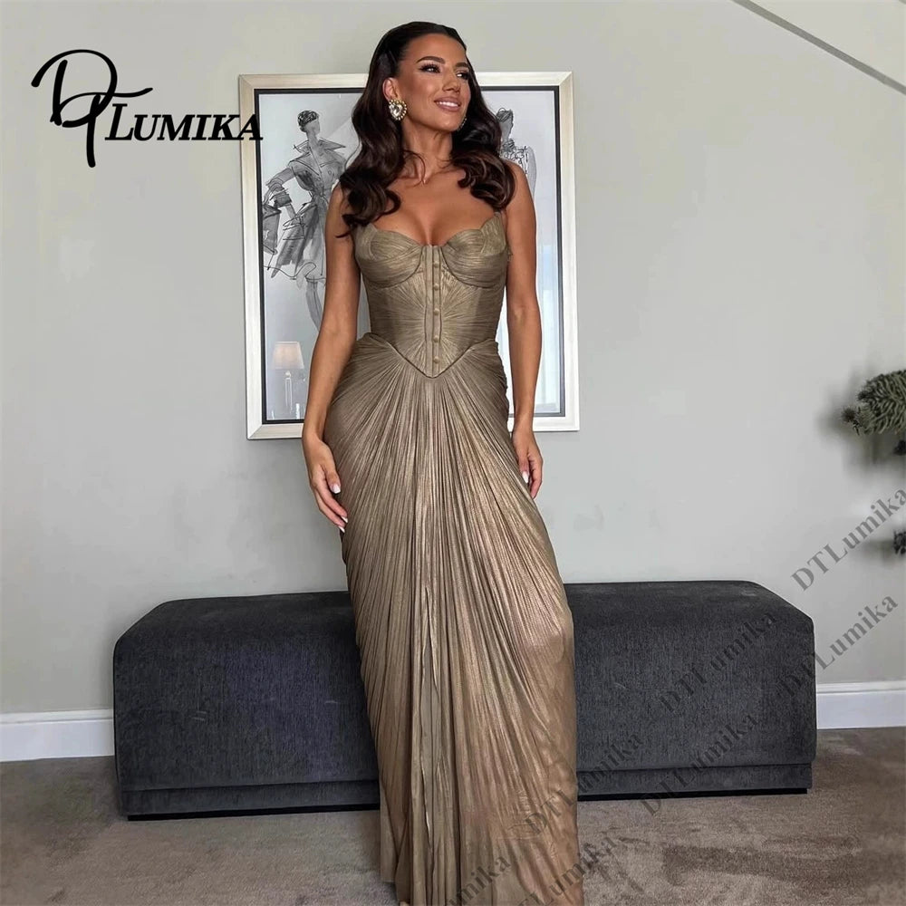 Dorian Gold Mermaid Gown