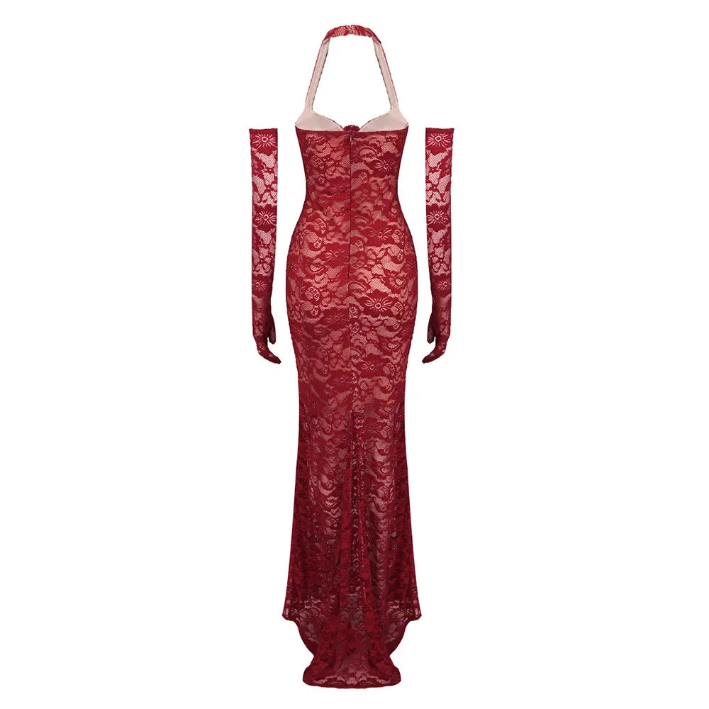 Séraphine Sequin Lace Gown