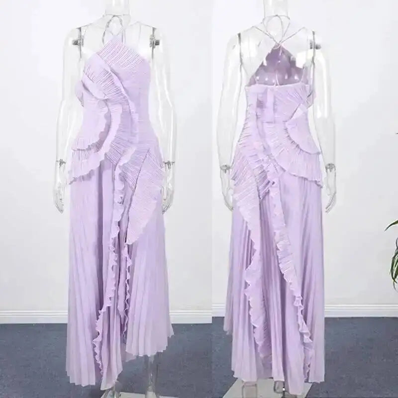 Ginevra Lotus Tiered Gown
