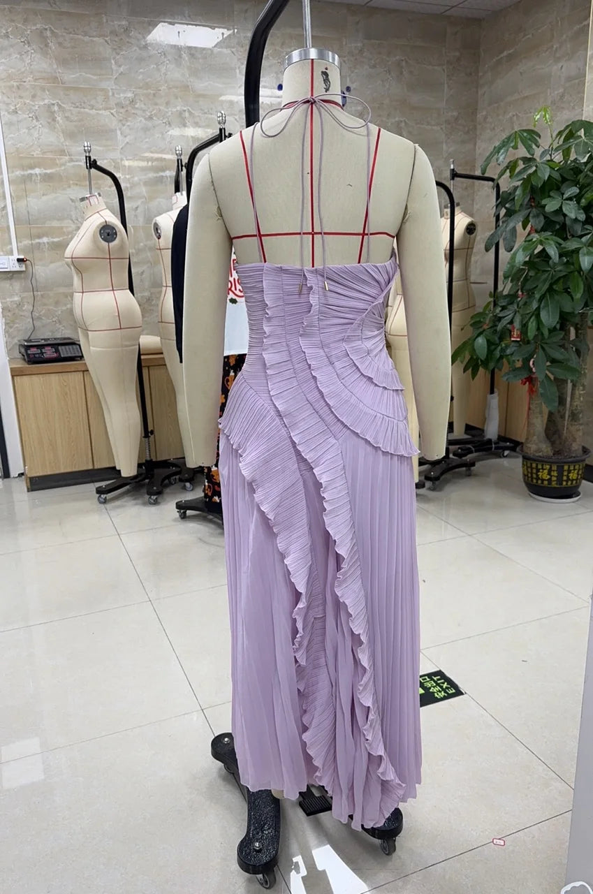 Cleo Tiered Chiffon Maxi