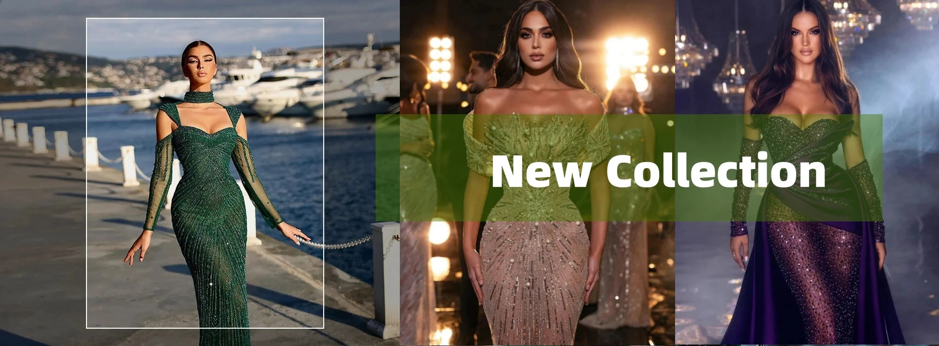 Dorian Gold Mermaid Gown