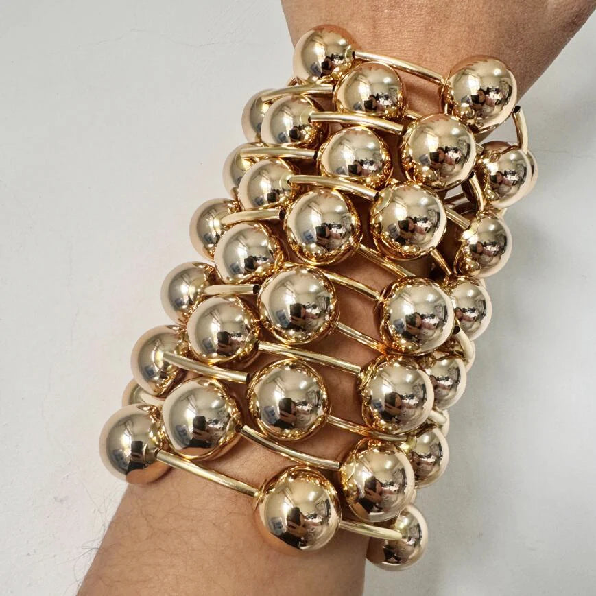 Luxe Gold Bubble Bracelet