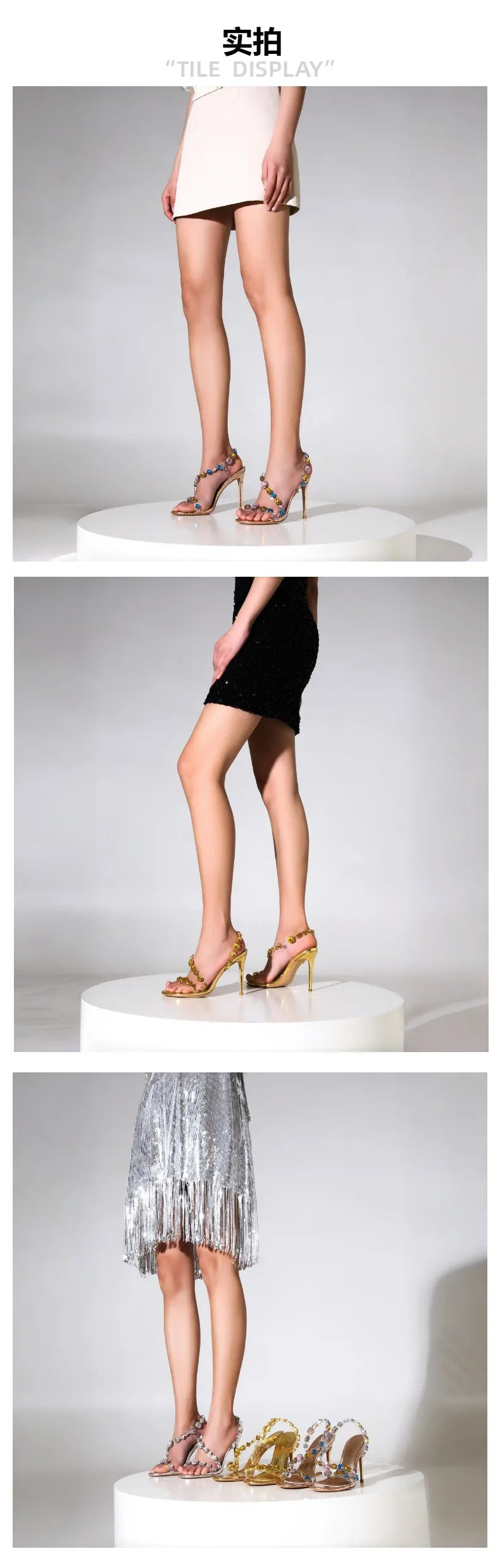 Crystal PVC Slingbacks