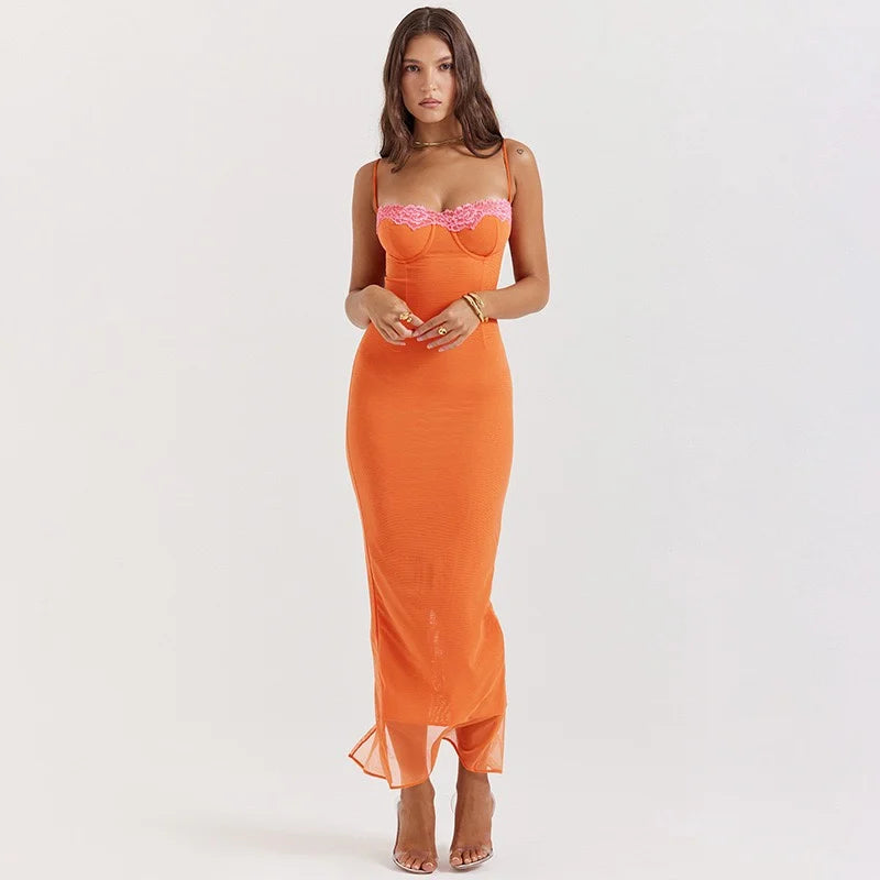 Cristal Corset Maxi Dress