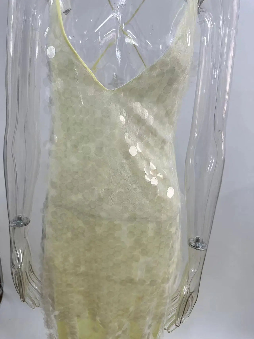 Celeste Sequin Halter Dress