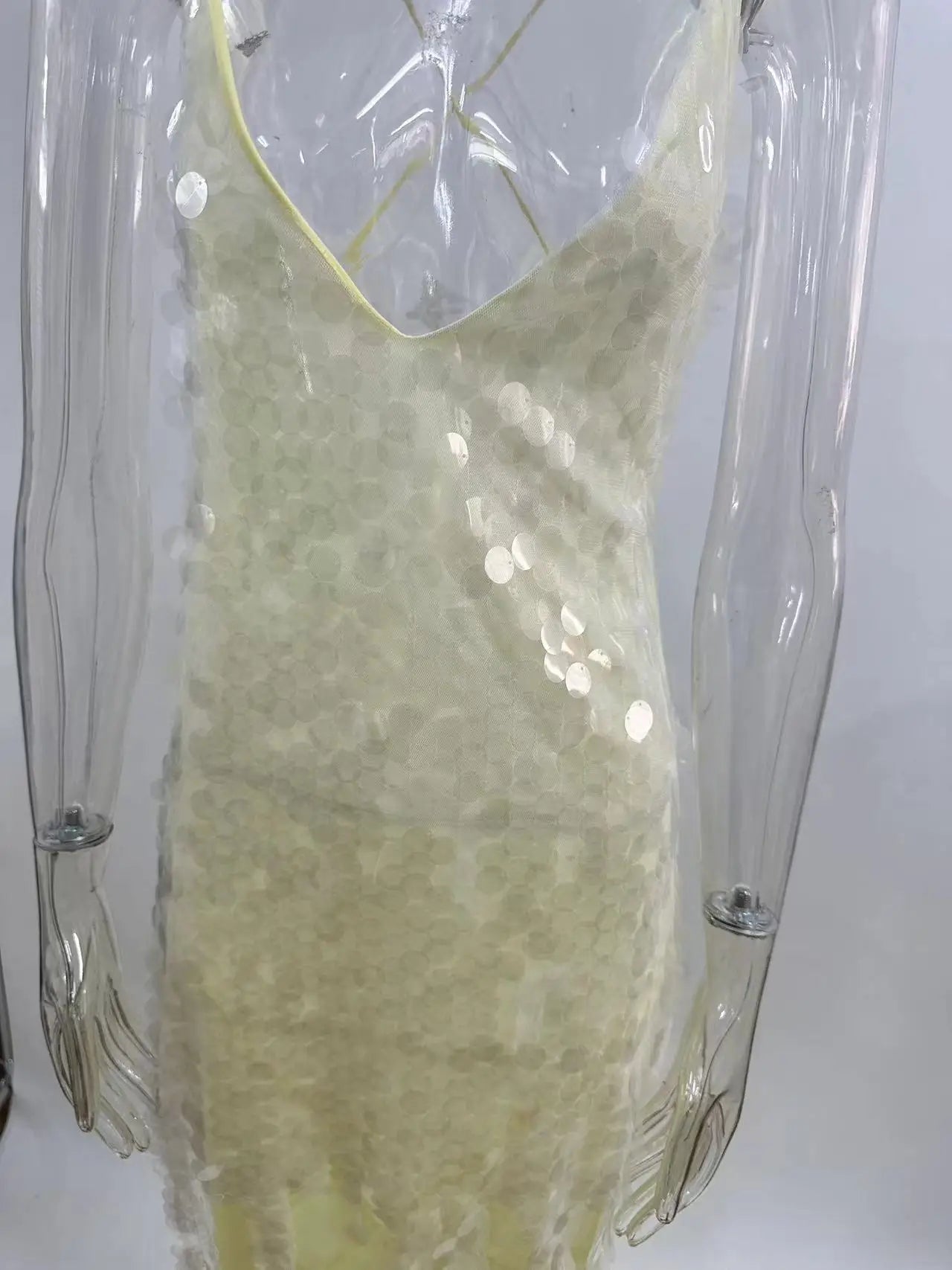 Celeste Sequin Halter Dress