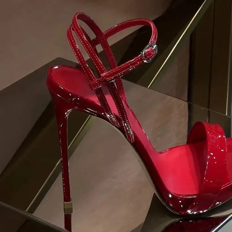 Europa Open-Toe Heels
