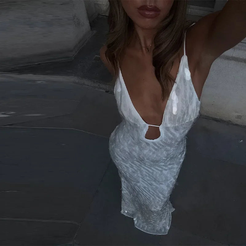 Glimmer Sequin Party Gown