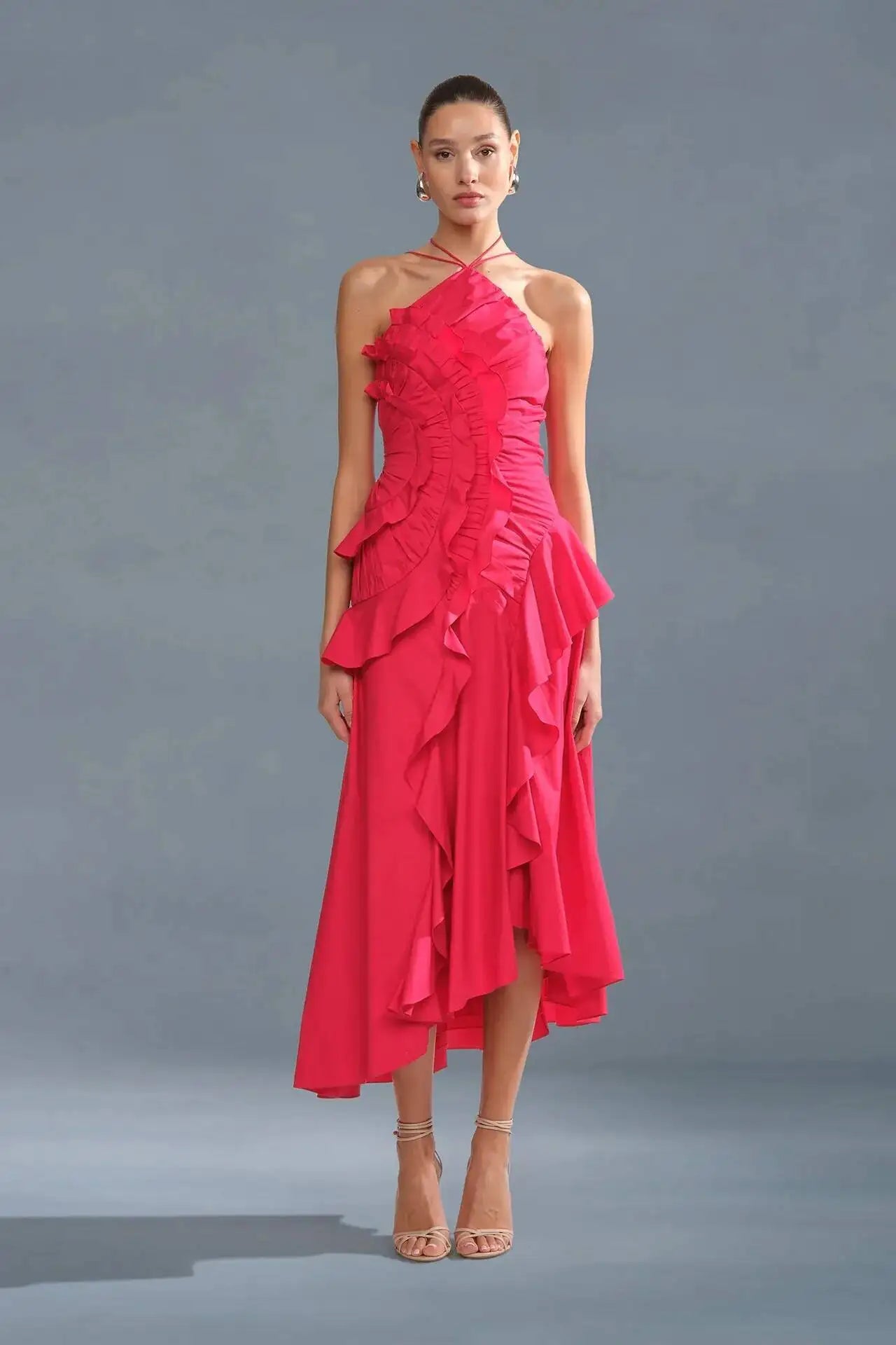 Ginevra Lotus Tiered Gown