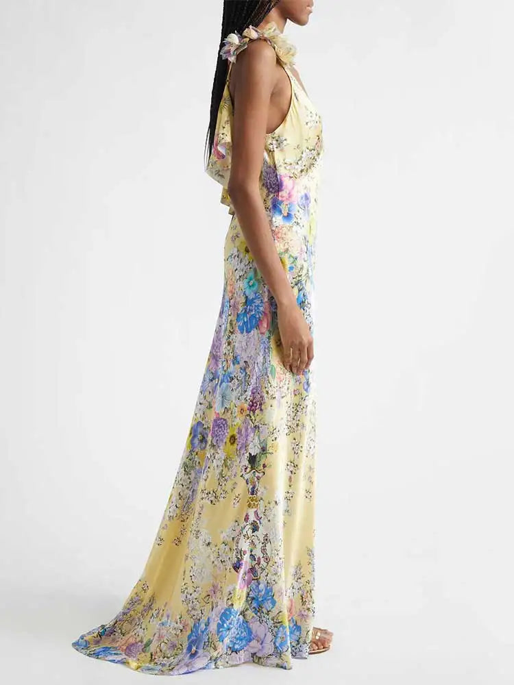 Fleur Sling Floral Maxi