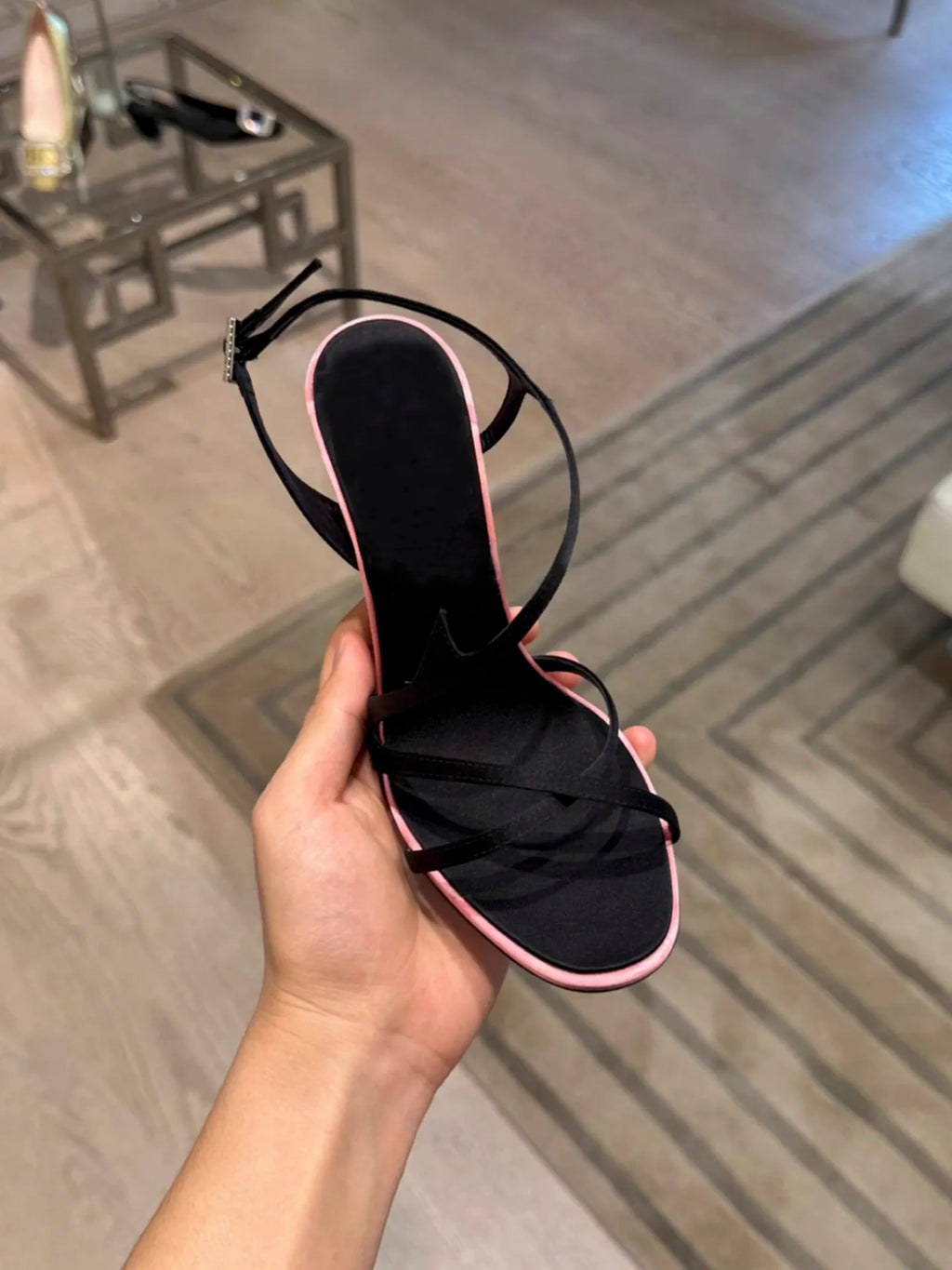 Bicolore Satin Stilettos