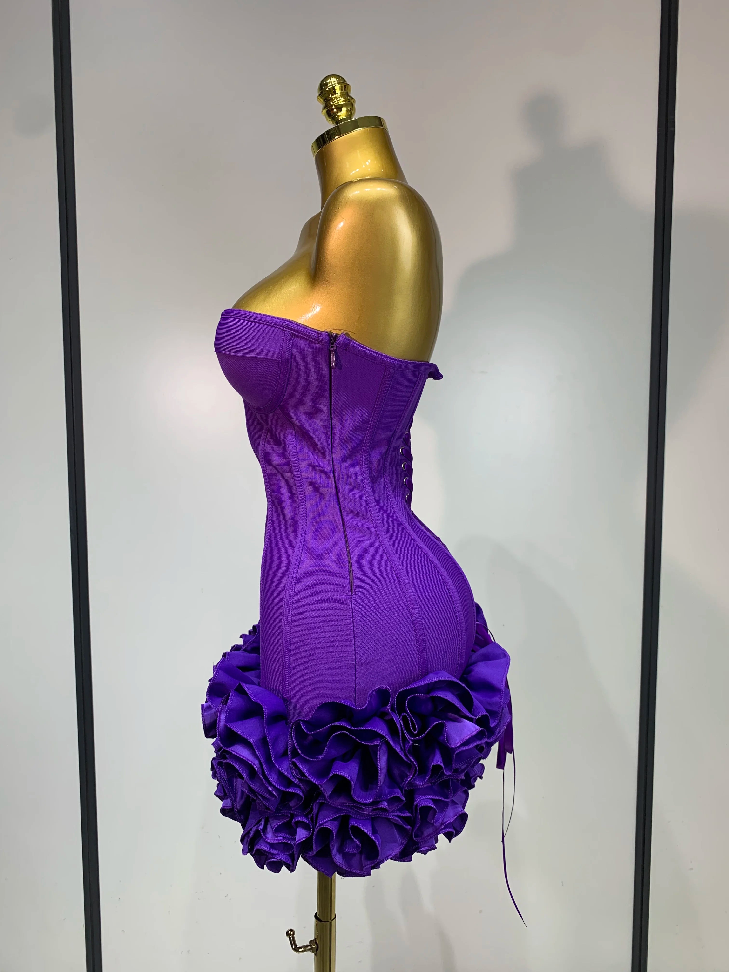 Fleur Bandage Mini Dress