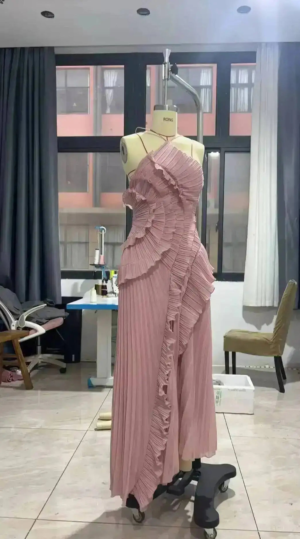 Ginevra Lotus Tiered Gown