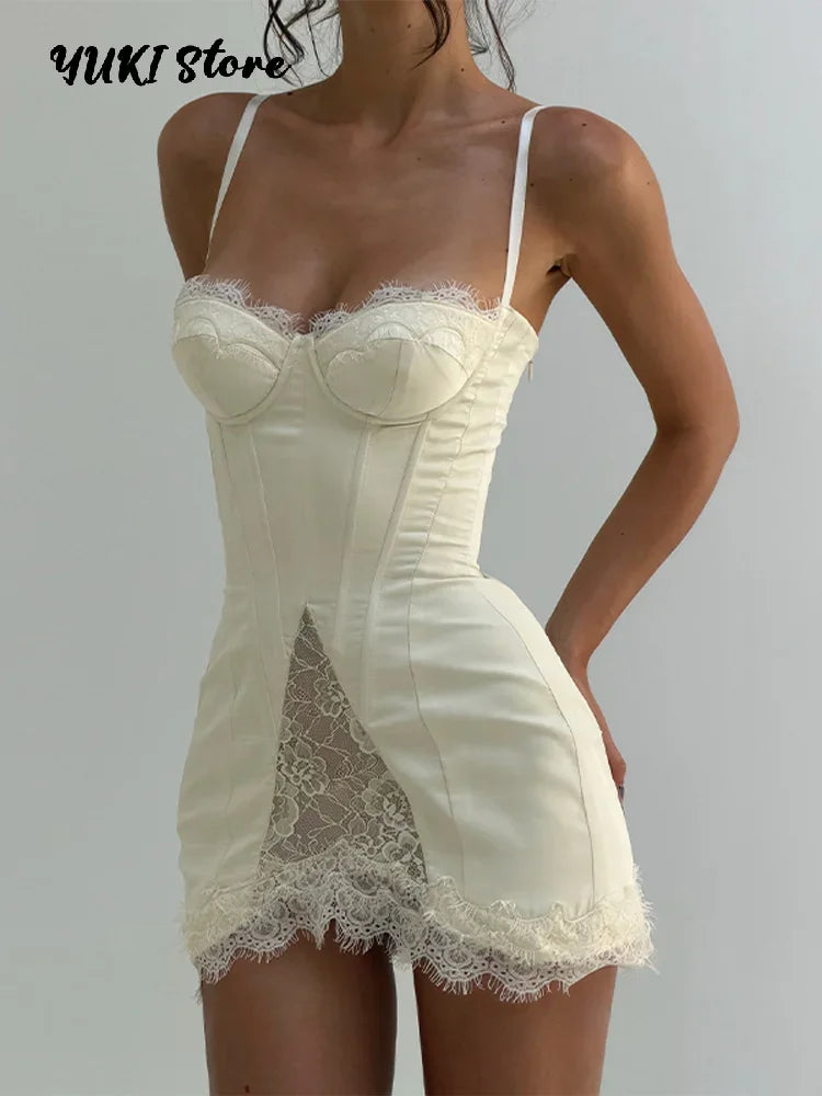 Bianca Lace Corset Mini