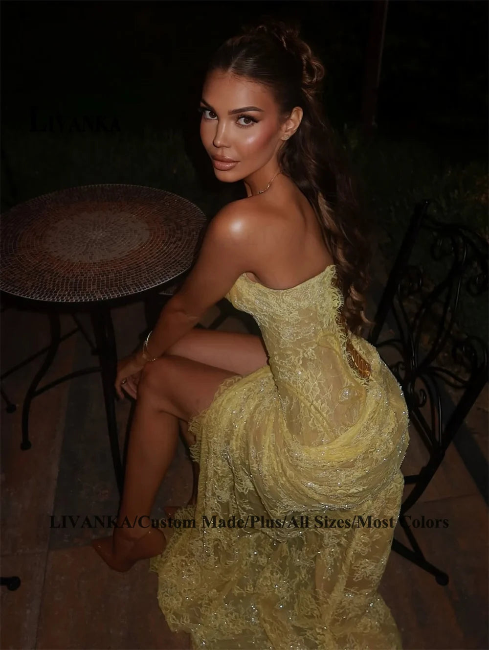 Lucia Lace Corset Gown