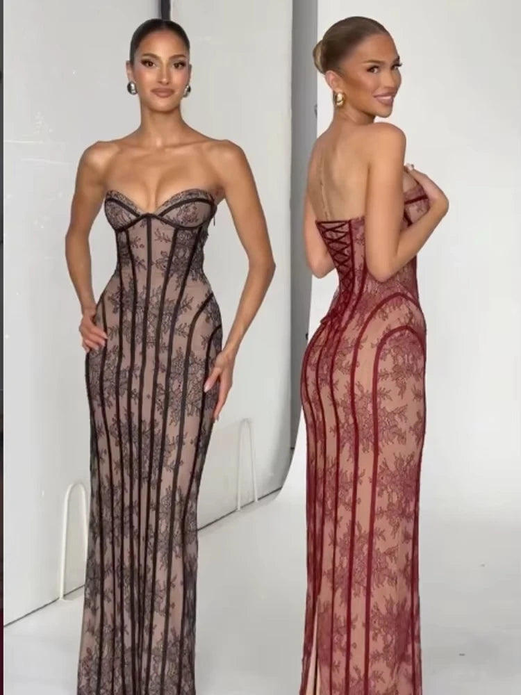 Brielle Strapless Maxi