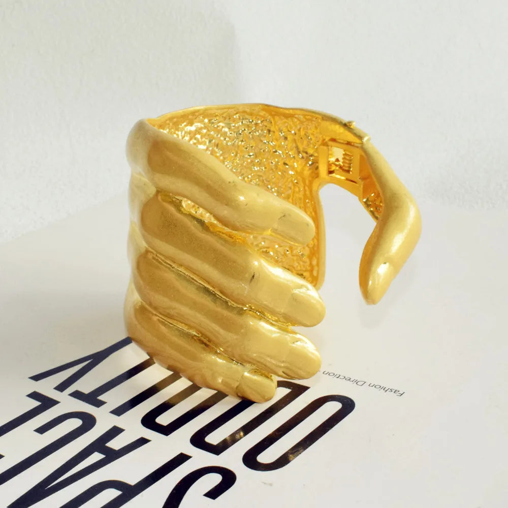 Aurel Gold Cuff Bracelet