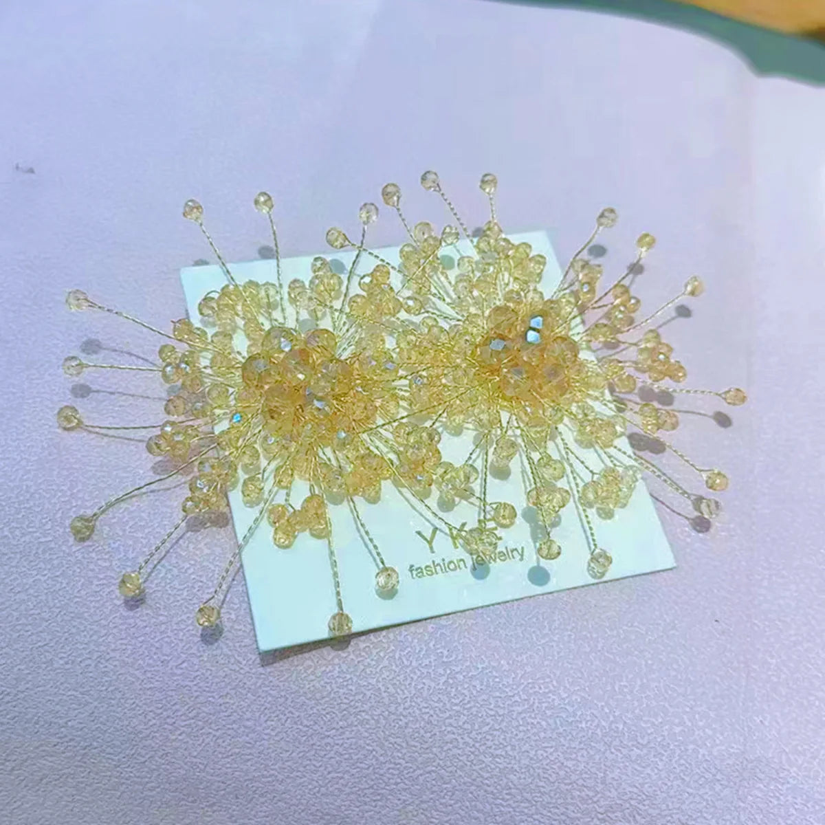 Fleur Crystal Studs