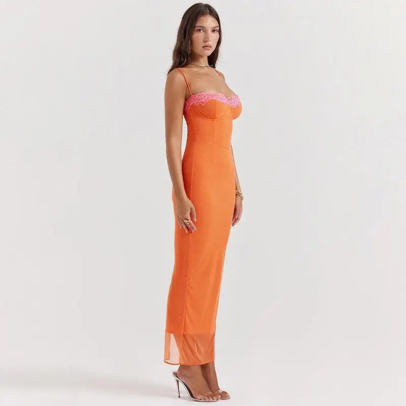 Cristal Corset Maxi Dress