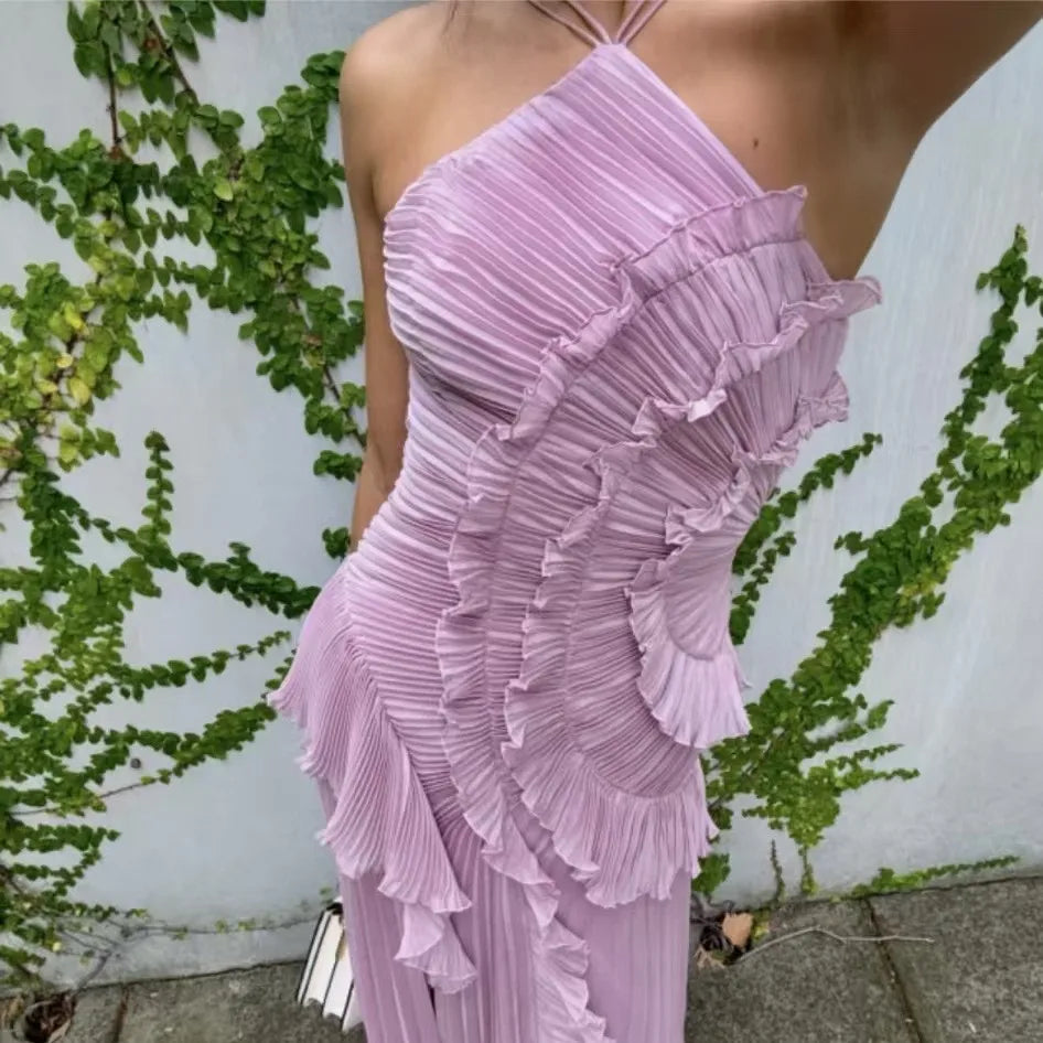 Cleo Tiered Chiffon Maxi