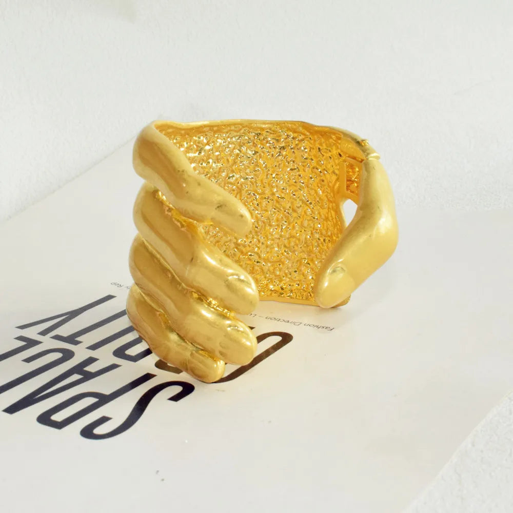 Aurel Gold Cuff Bracelet