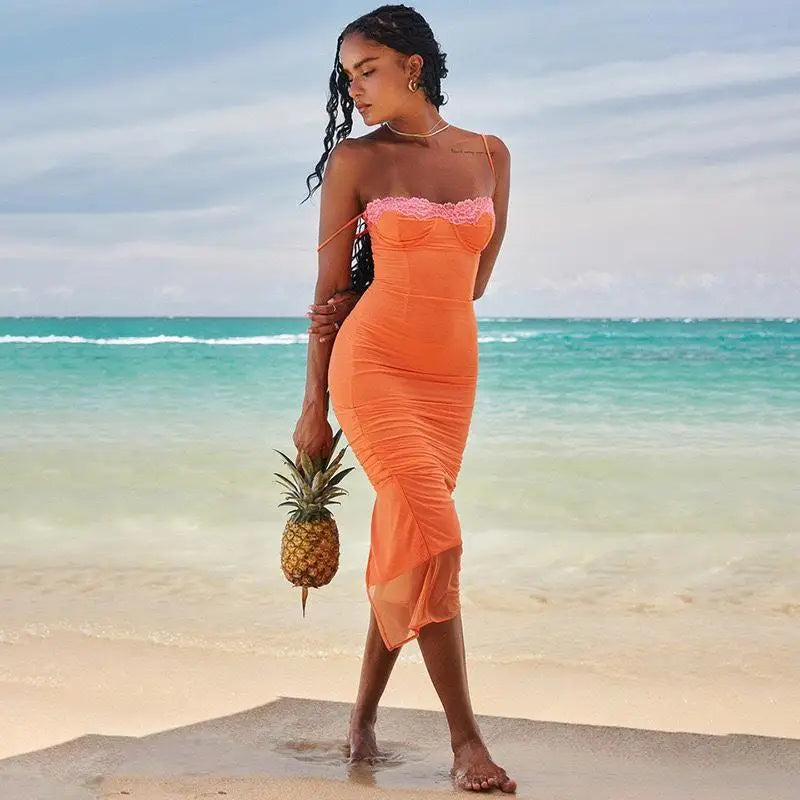 Cristal Corset Maxi Dress