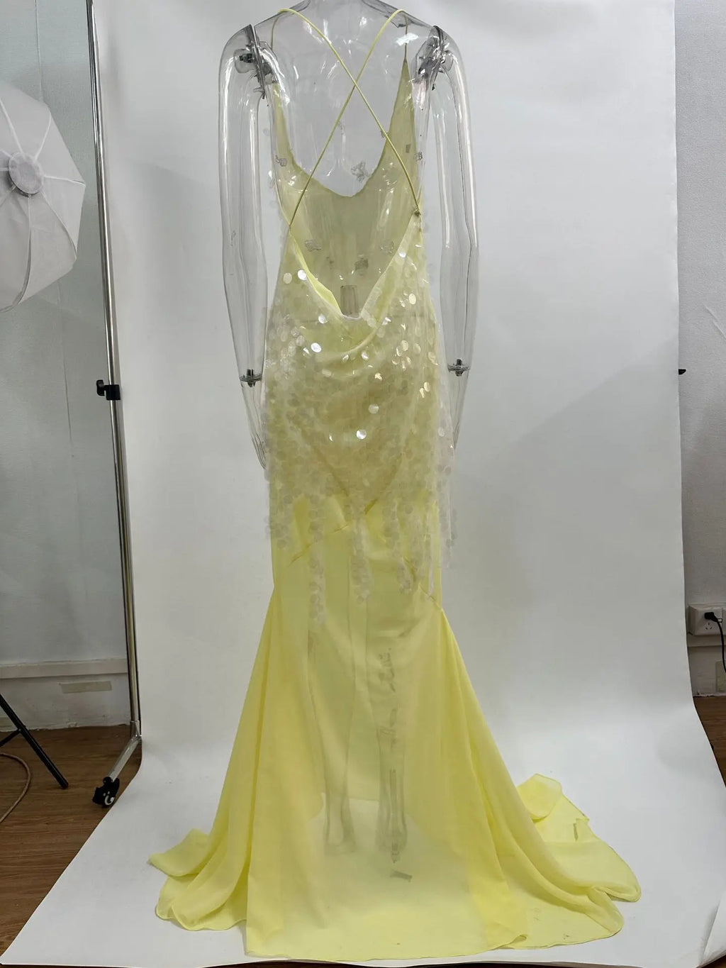 Celeste Sequin Halter Dress