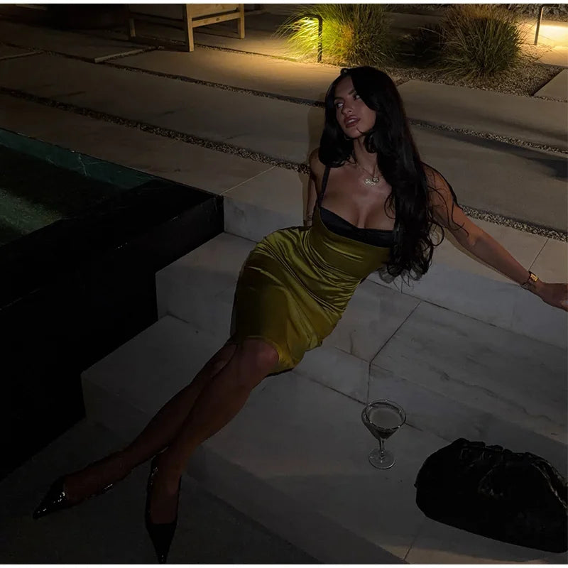 Ariel Satin Slip Midi