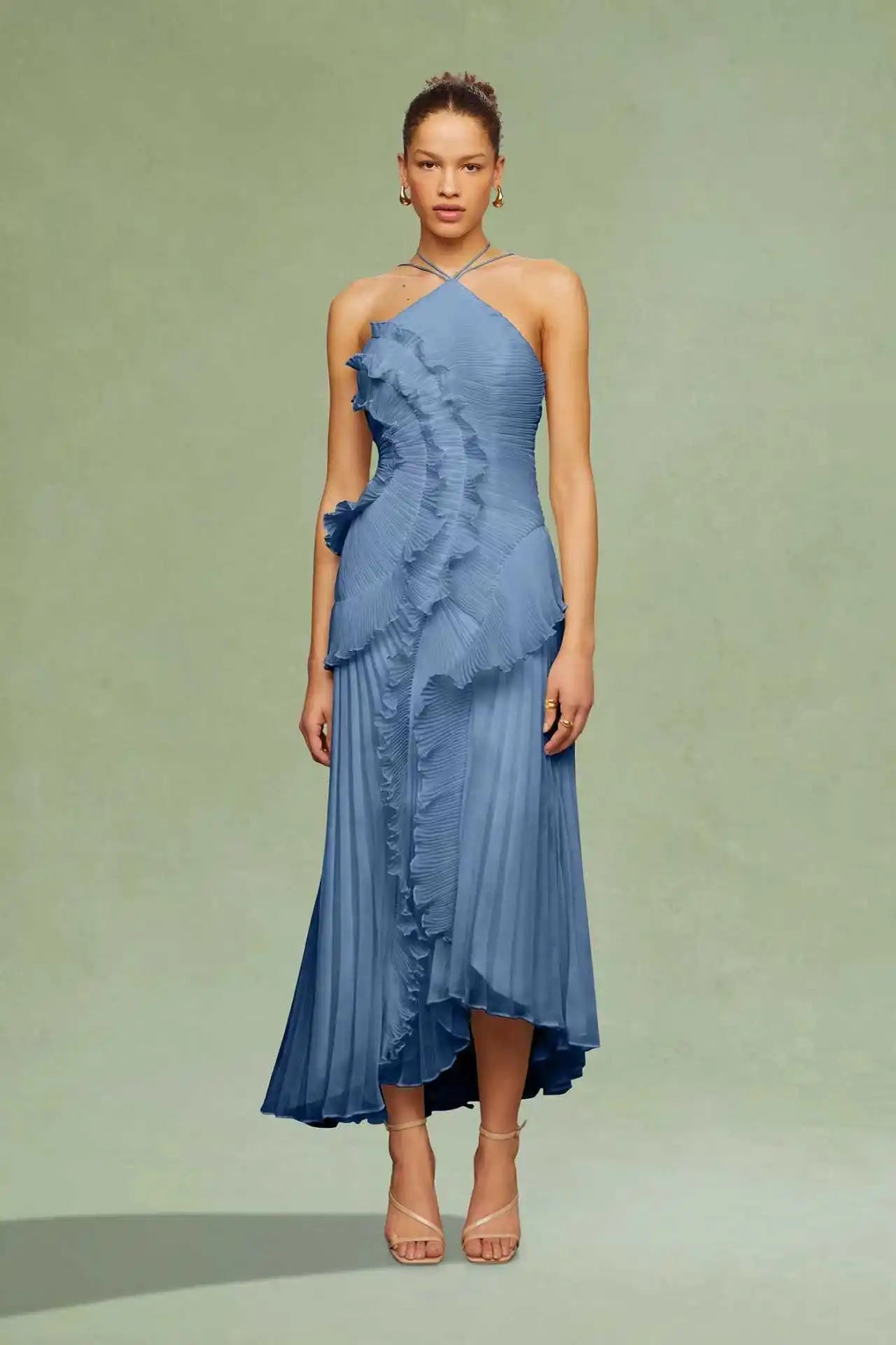 Ginevra Lotus Tiered Gown