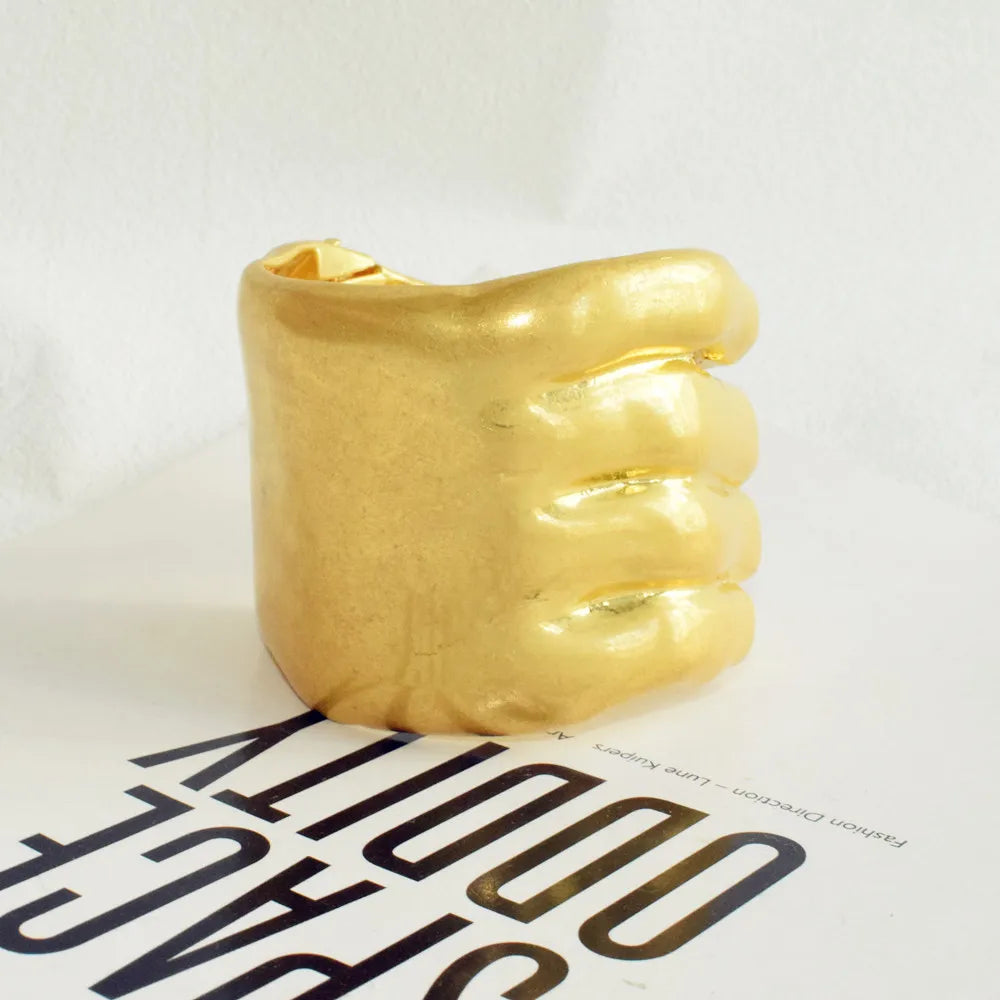 Aurel Gold Cuff Bracelet