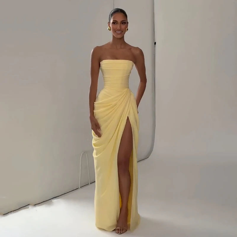 Soleil Strapless Maxi