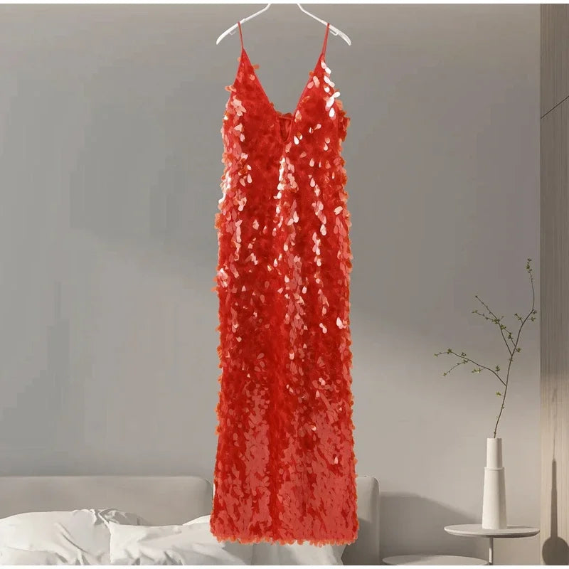 Glimmer Sequin Party Gown