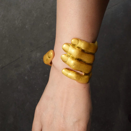 Aurel Gold Cuff Bracelet