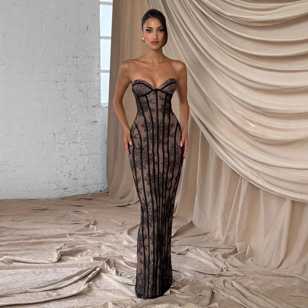 Brielle Strapless Maxi