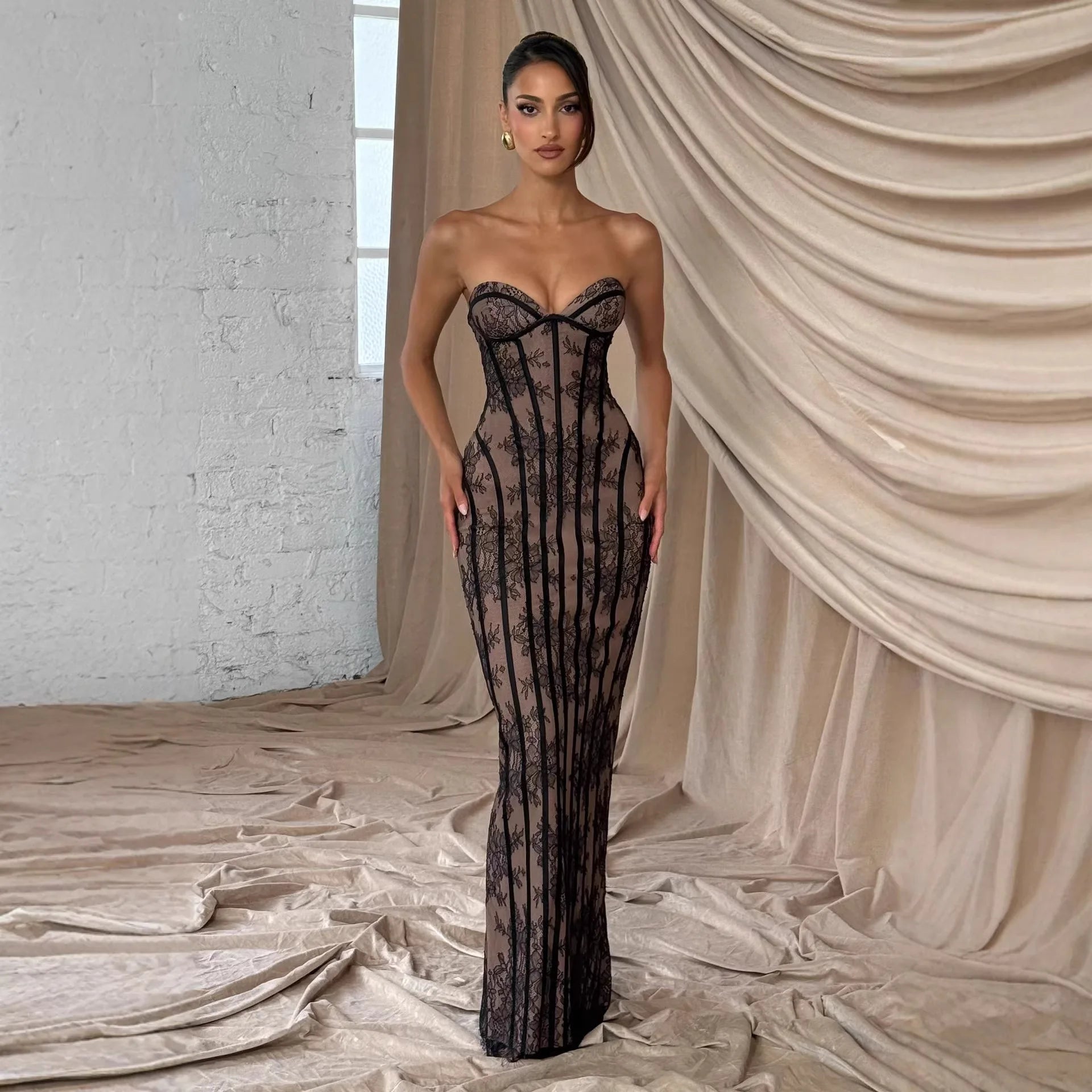 Brielle Strapless Maxi