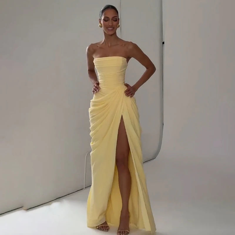 Soleil Strapless Maxi
