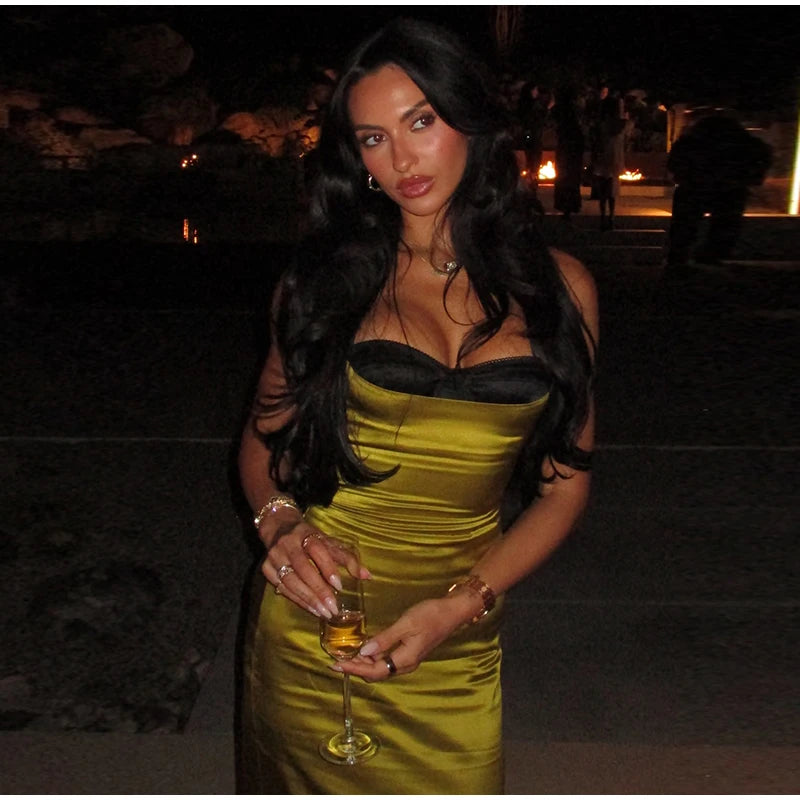 Ariel Satin Slip Midi