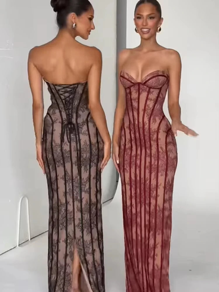 Brielle Strapless Maxi