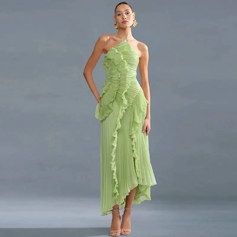 Ginevra Lotus Tiered Gown