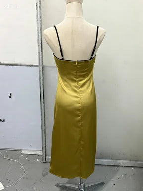 Ariel Satin Slip Midi