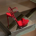 Europa Open-Toe Heels