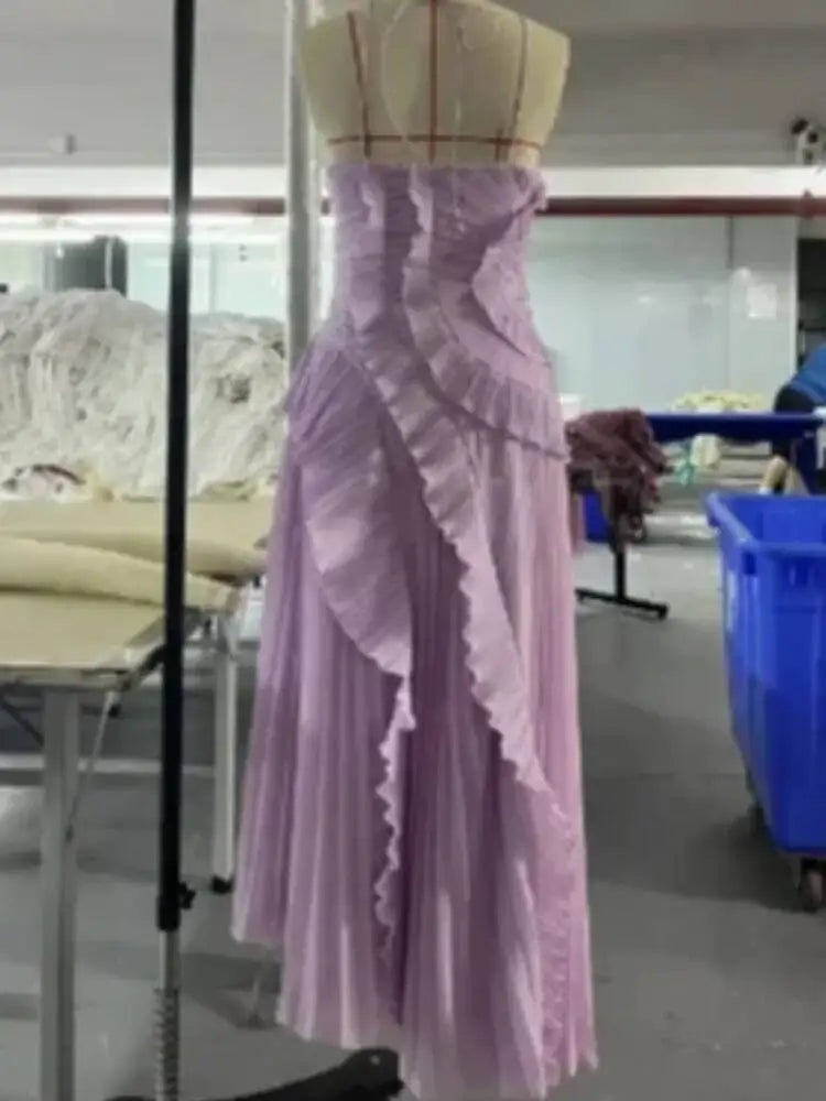 Isadora Lace-Up Evening Gown