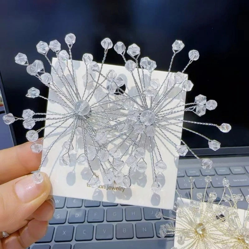 Fleur Crystal Studs