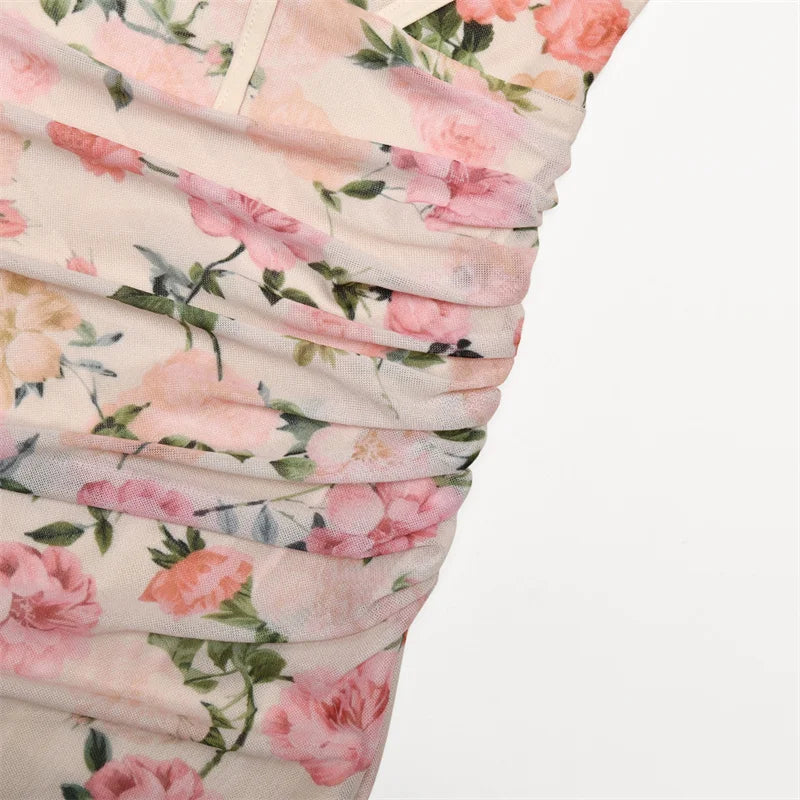 Flora Backless Floral Maxi